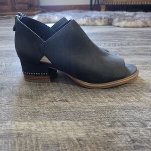 Elegant Black Open-Toe Women's Shoes